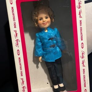 Vintage Ideal Shirley Temple Doll Blue Asian Clothing 1982